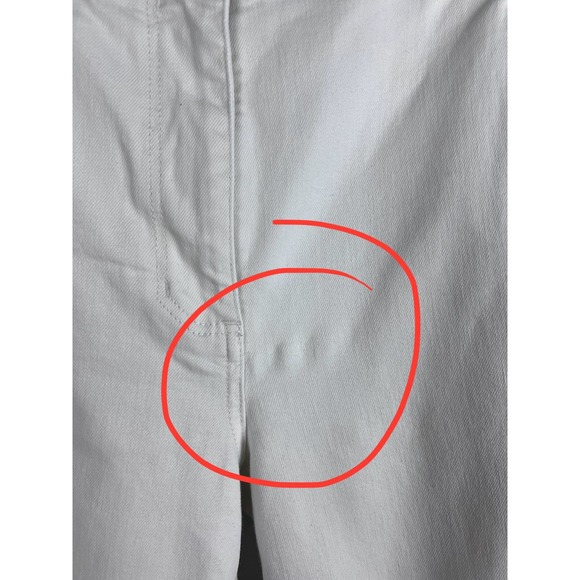 Everlane Wide Leg Crop White Bone Casual Basic Natural Summer Spring Pants - Picture 10 of 12